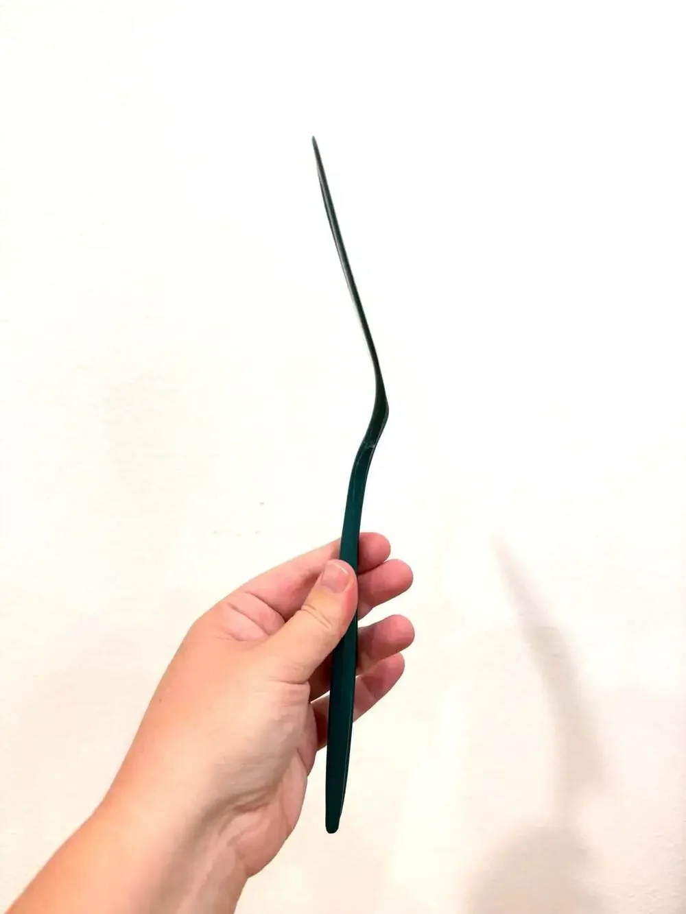 Vintage Foley Forest Green Plastic Slotted Spatula Turner Kitchen Utensil